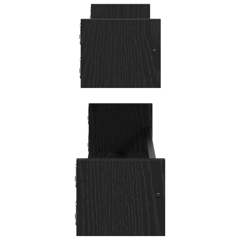 Corner Bookshelf Wall Shelf Set of 2, Book Floating Shelf, Bookshelf, Bedroom Plant Shelf, Living Room, Bathroom, Upright Shelf, 80x16x14 Cm