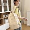 Schoolbag junior high school student schoolbag female college student new simple large-capacity outdoor travel backpack female high school student