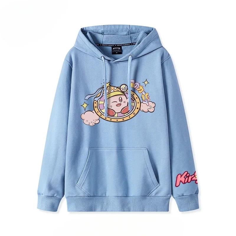 2025 Autumn and Winter Soft and Cute Kirby Cartoon Anime Periphery Boys and Girls Hoodies New Style Children's Clothing Hoodie