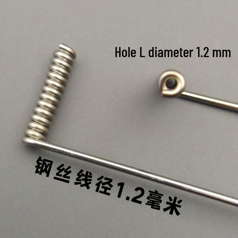 Stainless Steel L-Shaped Sea Fishing Rig for Carp and Croaker with Single Blade Hook.