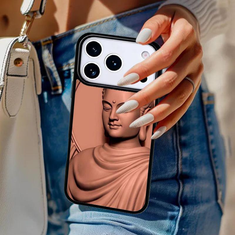 Shakyamuni Buddha Phone Case For iPhone 17 Air 14 15 13 12 Max Cover For Apple 16e 11 Pro Max Plus Coque
