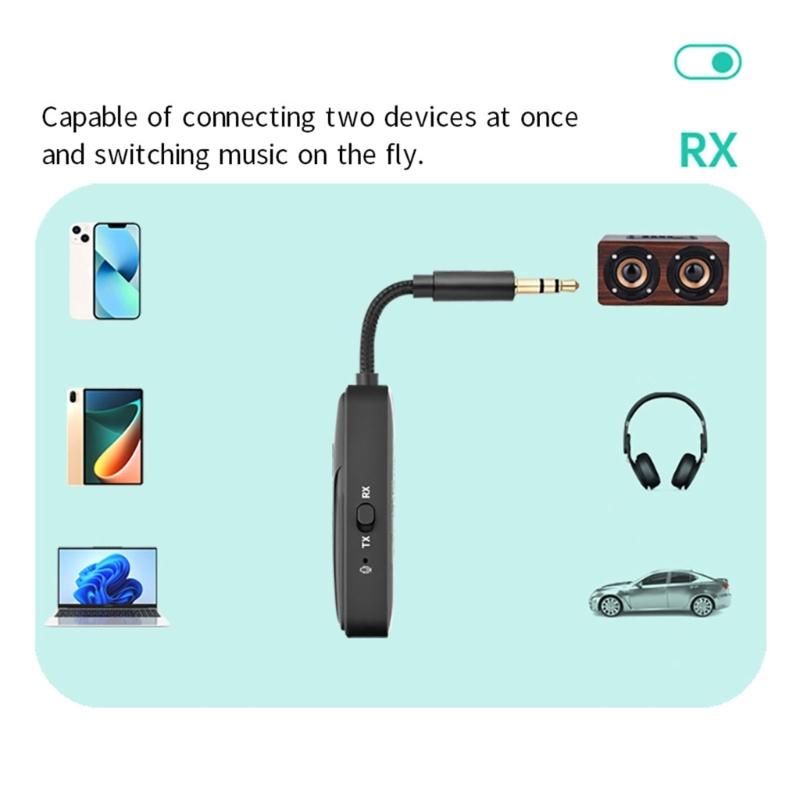 3.5mm Bluetooth-compatible 6 0 Receiver & Transmitter For Wireless Mouse Keyboard Headsets Devices Easy To Carry