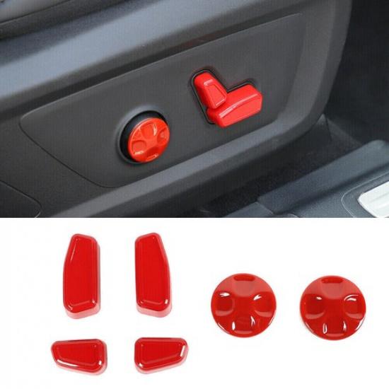Red Electric Seat Adjustment Switch Cover Trim for Jeep Grand Cherokee 2011-
