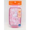 OSK Hello Kitty Sakura Lunch Box with Dividers, 500ml, Made In Japan, Dishwasher and Microwave Safe, Includes Gasket, Stylish and Cute, Perfect for Ki