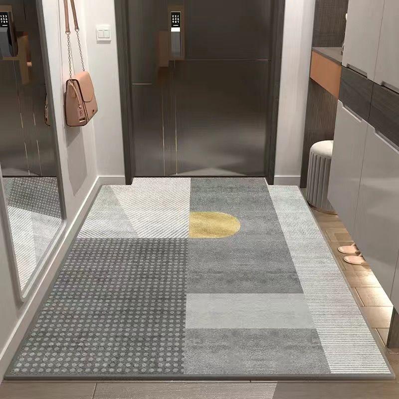 Paillasson Moderne Antidérapant Tapis Ménager Entrée Couloir Tapis de Sol Absorbant l'Eau Salle de Bain Tolérance à la Saleté Décoration Tapis