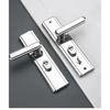 Stainless Steel Thickened Anti-theft Door Lock Universal Multifunctional Anti-theft Door Handle Lock Hardware Accessories