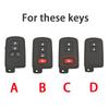 Transparent Car Remote Key Case Cover Shell for Toyota Corolla Camry RAV4 Highlander Auris CHR Avalon Land Cruiser Protected Fob Bag