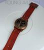 Sundial Wrist Watch Brass Compass & Leather Straps Nautical Steampunk Handmade