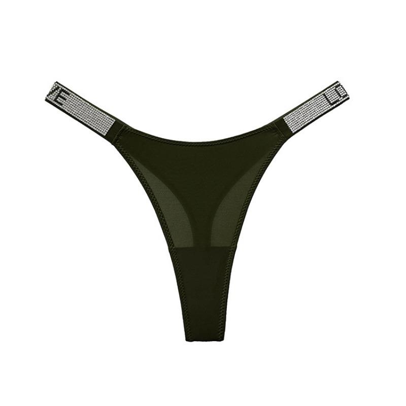 Damen Frühling und Sommer Buchstabenbohrung Sexy Fitness Sport String Unterwäsche