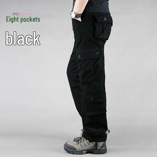2024 Men's Multi-Pocket Loose Straight Casual Outdoor Pants
