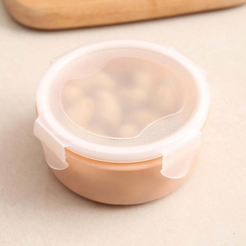 Round & Square Food Storage Containers, Plastic Sealed Fresh-Keeping Boxes for Kitchen