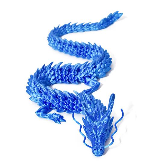 Socha čínského draka 3D tištěná figurka draka s pohyblivými klouby Dekorace na stůl se sochou draka pro domácí kancelář
