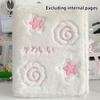 A5 INS 3-inch Small Card Storage Star Pattern Plush Photo Album Binder Photocard Collection Books Loose-leaf Photocard Holder