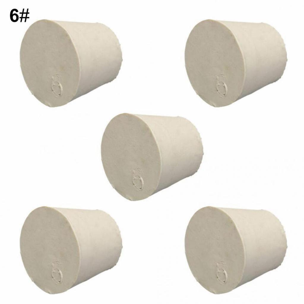 5 buc dopuri din cauciuc solid dopuri dopuri pentru sticle de laborator tub sigilat dopuri dopuri