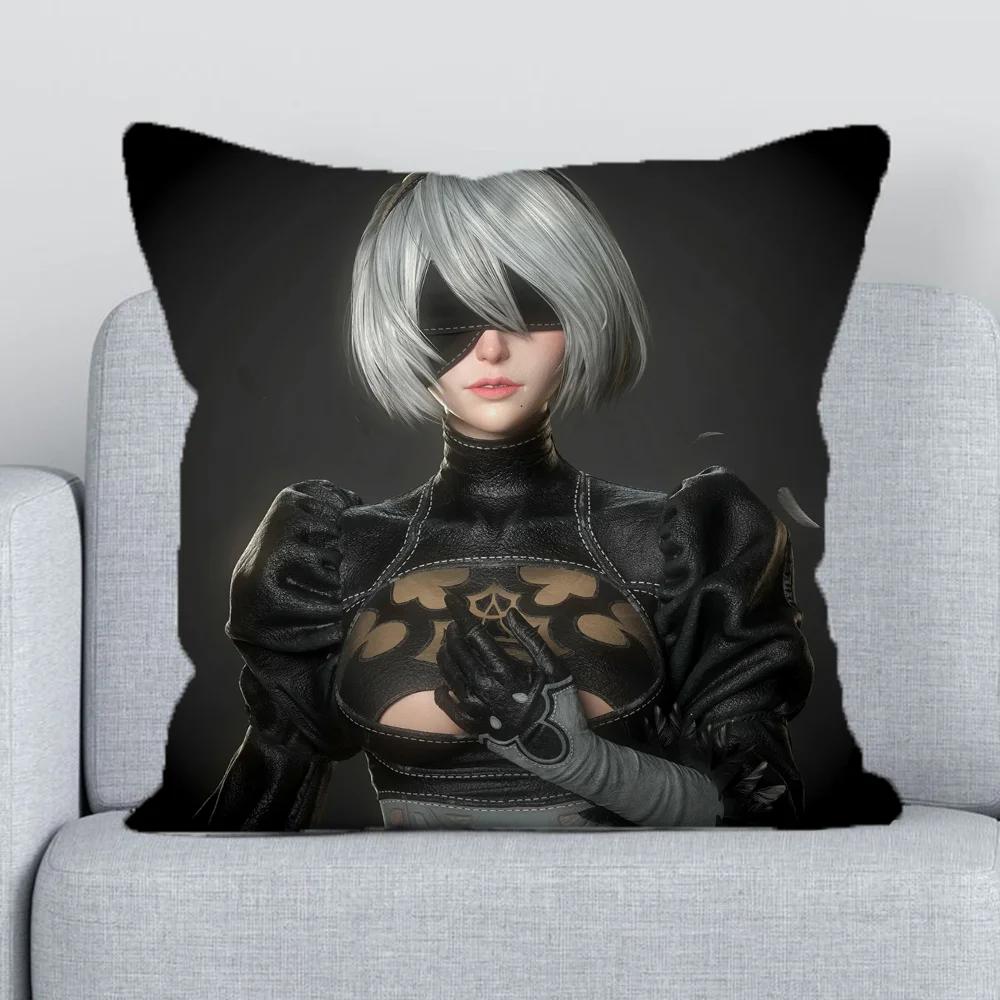 Nier Pillow Cases for bed Decorative Pillowcase Cushion Cover  Pillowcases x Fall Decor Duplex Printing Lounge Chairs