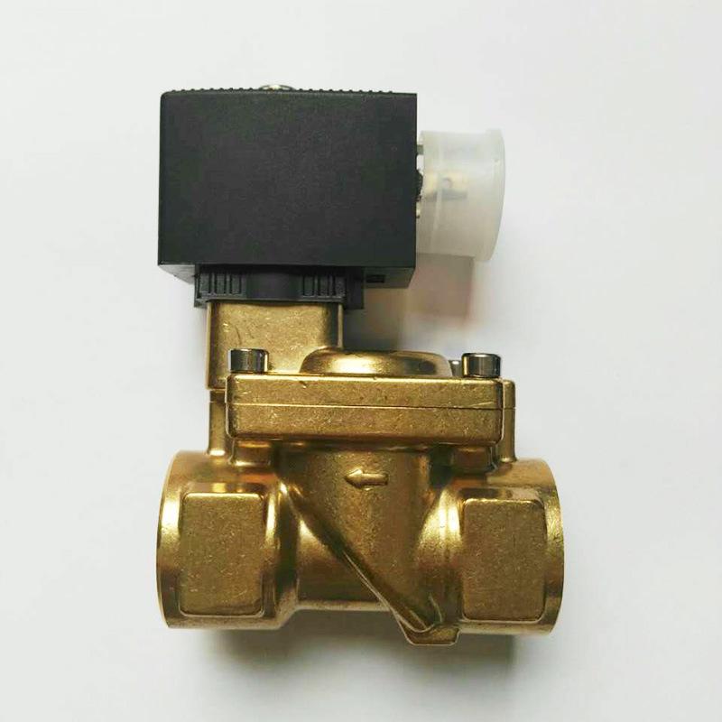 Brass Diaphragm Solenoid Valve with Optional Emergency Manual Switch for Gas and Water