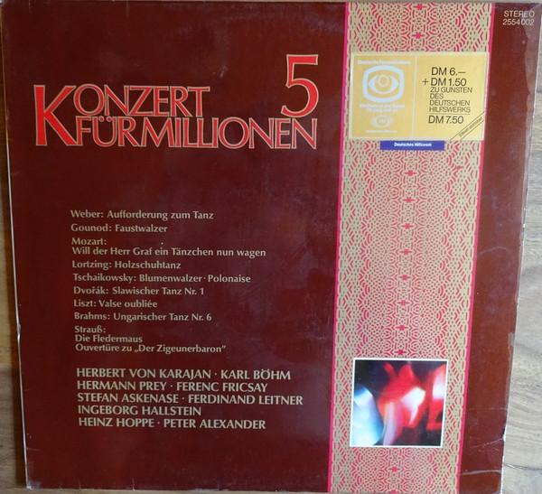 

LP Record VARIOUS - Konzert Für Millionen 5 2554002 Deutsche Grammo 1971 Germany Classical Used
