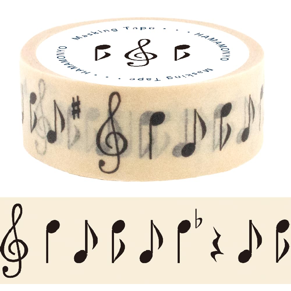 Hamamonyo Masking Tape Musical Note