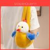 Sac à dos poule mignon et créatif avec jouet en peluche pour enfants et adultes