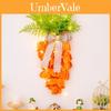 Vibrant Easter Decorative Supplies Lighted Carrot Flower Wreath For Festive Celebrations