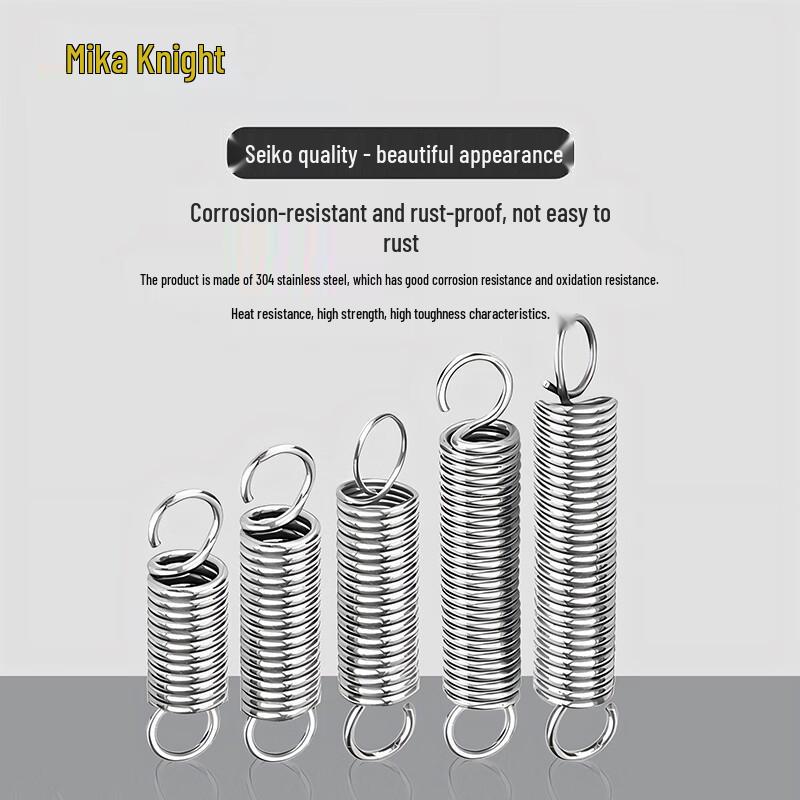 304 Stainless Steel Extension Springs with Hooks