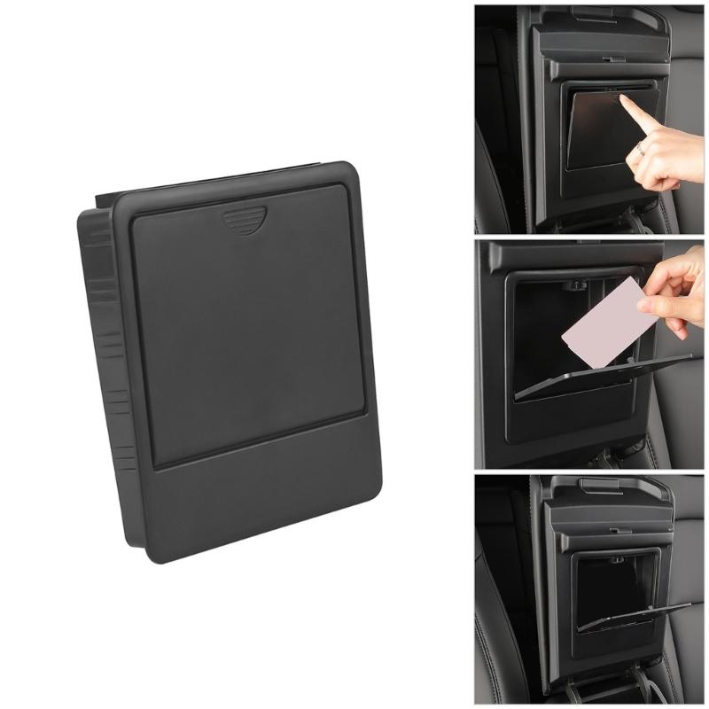 Concealed Car Center Console Organizer For Concealed Storage Privacy Protective Vehicle Interior Space Saving Plastic Tray