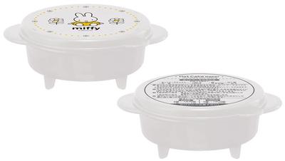 Microwave Pancake Maker Set of 2 with Recipe On Lid Microwave Cooking Confectionery Miffy Made In Japan HCM1-A