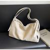 IELGY Portable Commuter Large Capacity Casual Bag Fashion Tote Bag All-Match Canvas Shoulder Bag