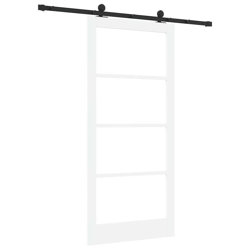 ORKDAL Sliding Door White and Black 93 X 202 Cm