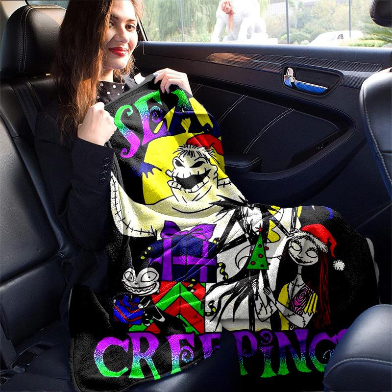 1pc, Season's Creepings: Cozy Home Decor Blankets Perfect for Bedroom, Living Room, Travel, Camping, Car