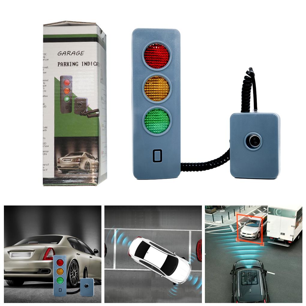 High Sensitivity Wireless Parking Sensor For Easy Operation Scratch-proof ABS Led Traffic Light Parking Sensor Garage