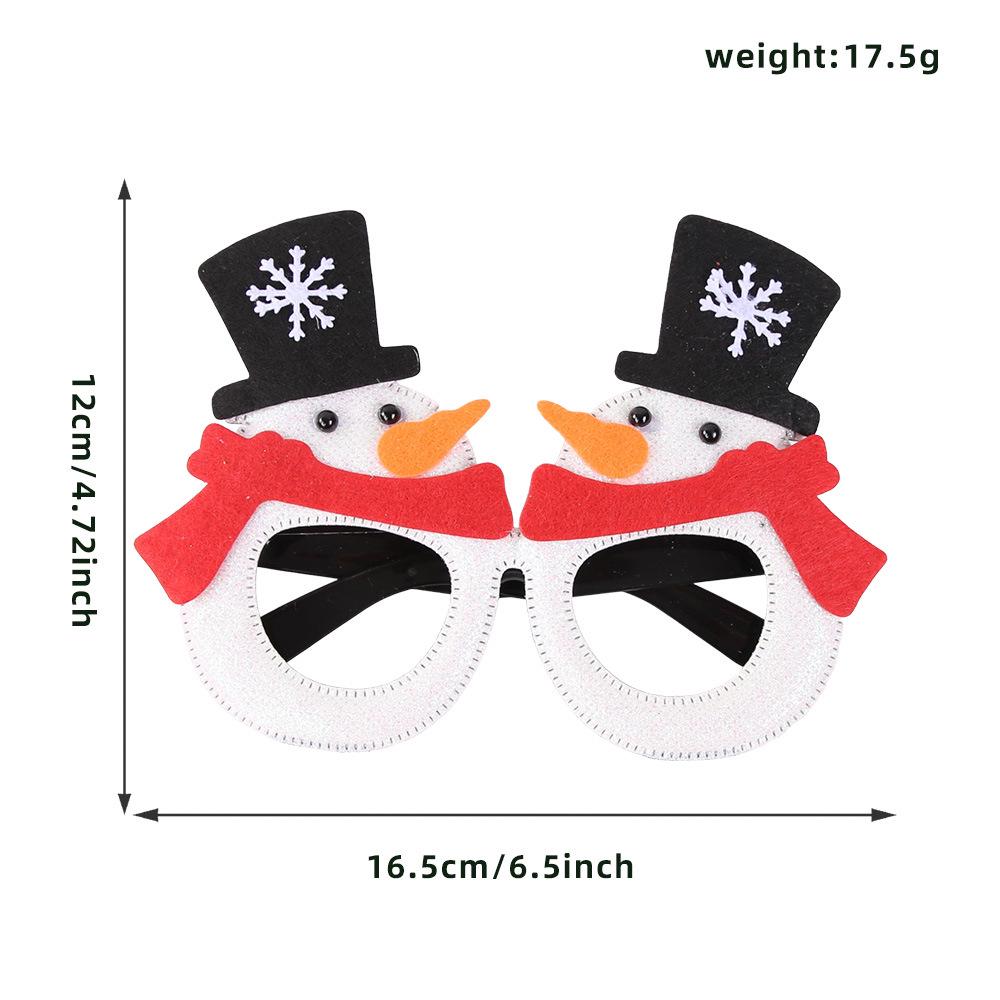 Christmas Party Eyeglass Frames: Santa, Snowman & Antler Designs for Kids
