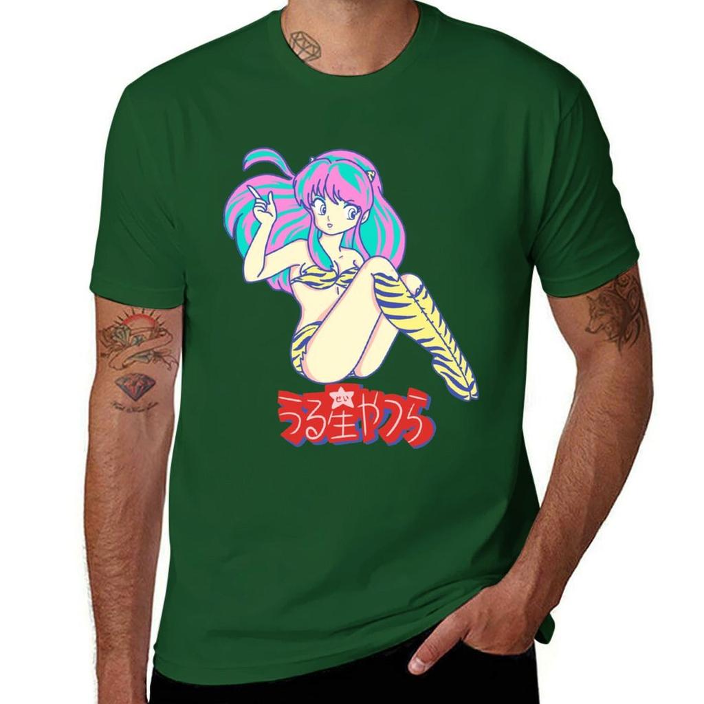 Lamu Kawaii Girl Urusei Yatsura Tshirt Oversized Vintage Vintage Clothes Plus Size Tops Mens Vintage T Shirts