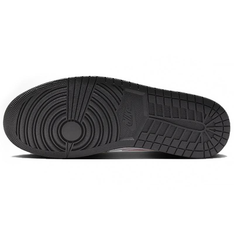 Jordan Air Jordan 1 Wear resistant And Lightweight Low top Vintage Basketball Shoes Unisex Black White Gold 553558-165(Team96-)