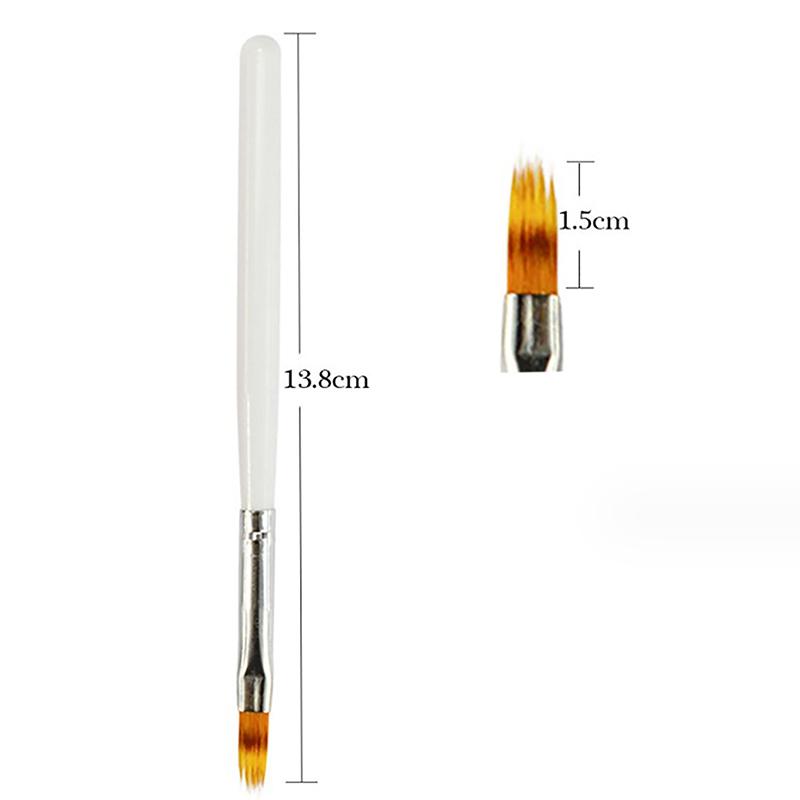 1Pcs Nail Art Brush Gel Brush For Nail Art Ombre Soft Gradient Brush For Manicure Nail Polish Drawing Painting Uv Gel Decor Pen