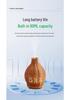 Chestnut Hollow Rattan Vase-Shaped Smart Ultrasonic Humidifier & Aroma Diffuser