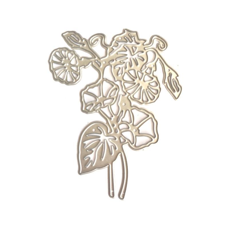 1Set Morning Glory Metal Cutting Dies Handmade Crafts DIY Scrapbooking Embossing
