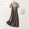 IHIMI French Linen Camisole Dress & T-shirt Two-Piece Set