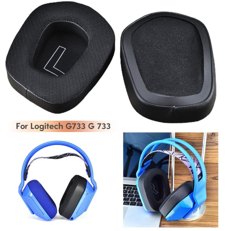 Soft & Elastic Ear Pads Cooling Gel Ear Cushions for G733 Headsets Earpads Block Noise, Improve Sound Quality Earcups