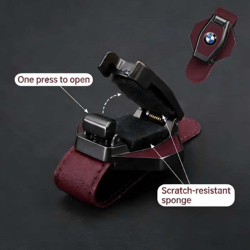 Car headrests, magnetic leather eyeglass holders, ticket holders, etc For BMW E39 E46 E90 E36 E60 E34 E30 F30 X1 X3 X5 X6 71