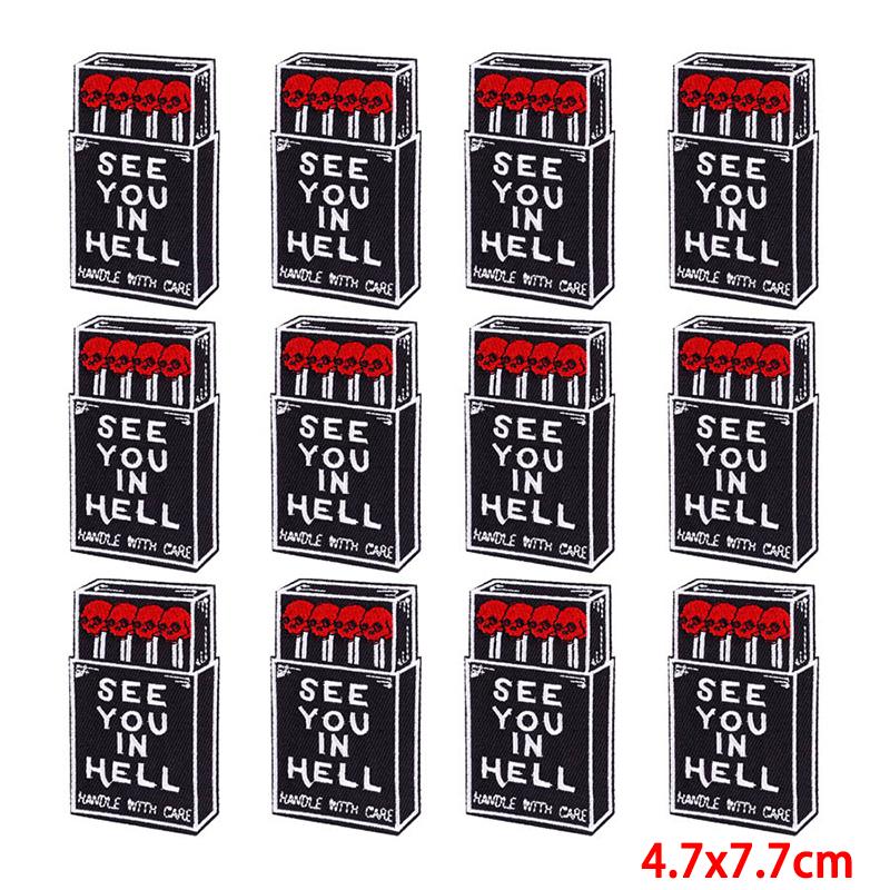 10 Pcs/lot Wholesale Embroidery Patch Iron On Patches For Clothing Patches On Clothes Jackets Decor Applique Sew Supplies