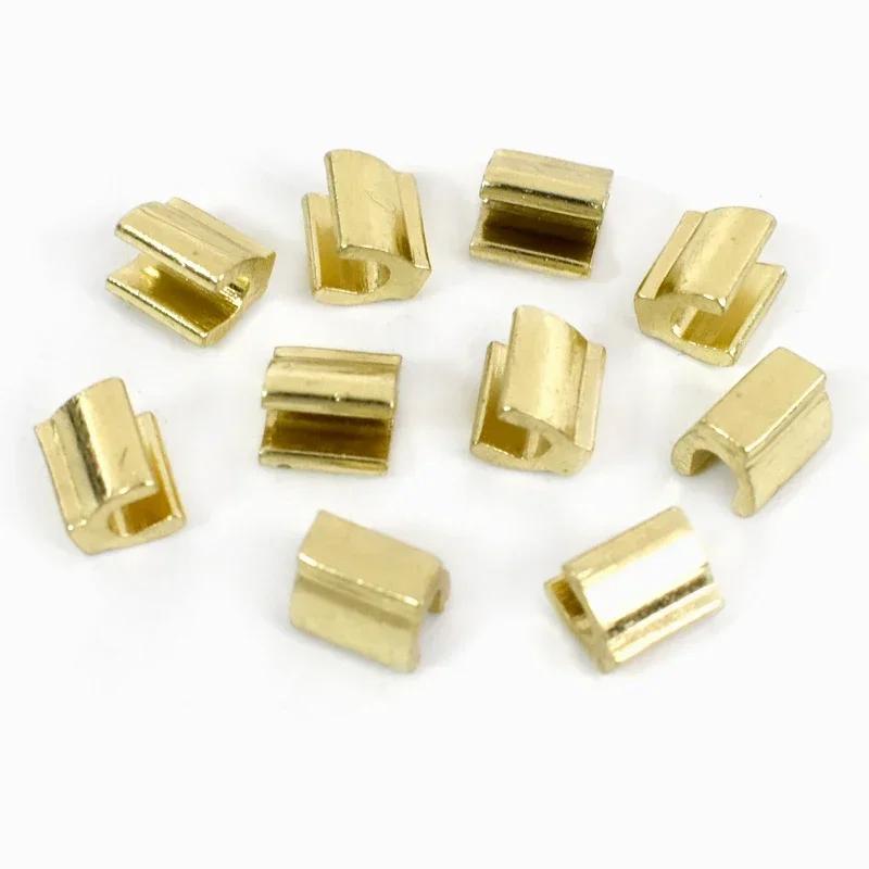 50/100 st Meetee 3# 5# Metallblixtlås U-stoppare Reparationssats Blixtlås Svansklämma Halkfria Ändlås DIY Skräddare Verktyg Sytillbehör