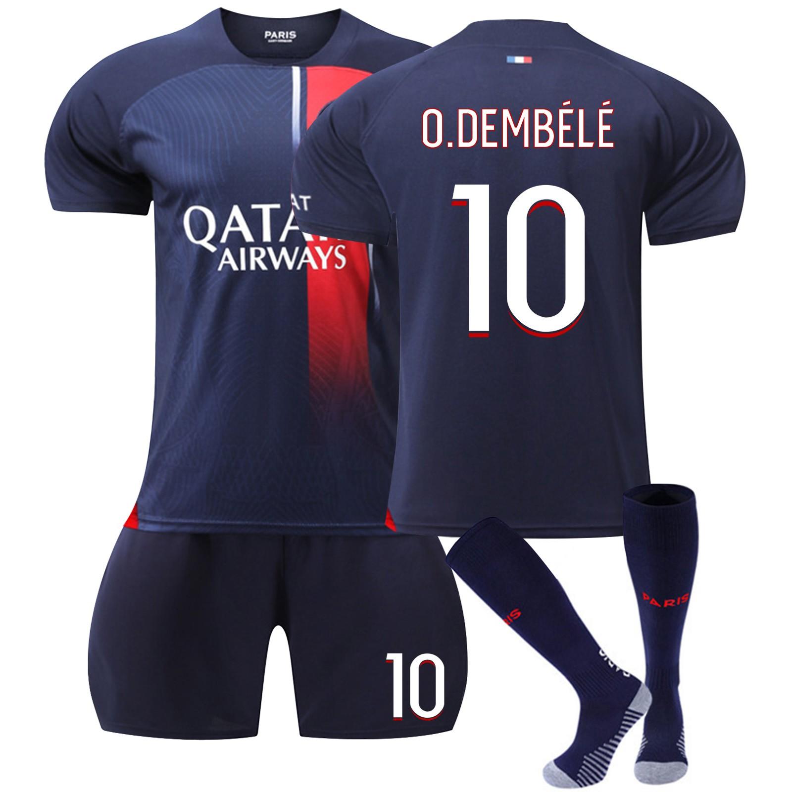 

2425Парі Сен-Жермен Домашня футбольна форма Шорти Комплект шкарпеток Новий сезон Шорти Шкарпетки Одяг для дорослих розмірів 24