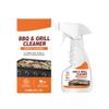 BBQ Grill Cleaner Spray for Outdoor Cooking Surfaces and Plates Effective Grease and Grime Remover Suitable for BBQ Grills and Kitchen Use 120ml