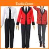 Kakegurui Jabami Yumeko Ryota Suzui Uniform Cosplay Kostüm Entworfen Für Unisex-Tragen Mit Stilvoller Rot-Schwarzer Farbkombination