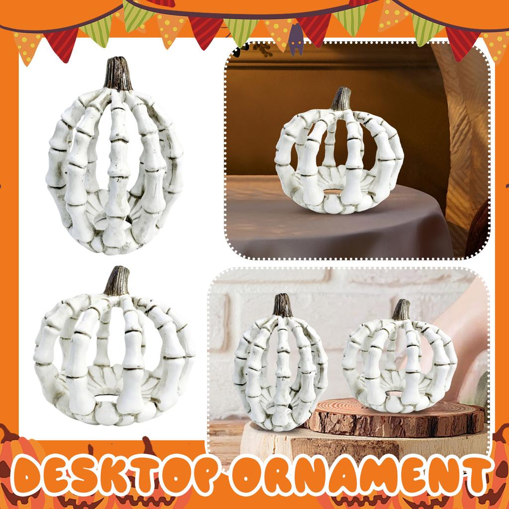 Halloween Creative Pumpkin Skeleton Hand Festival Skeleton Atmosphere Ornament Party Props Decoration