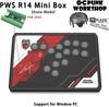 Punk Workshop PWS R14 Arcade Fighting Game Silent Shuto Controller, Leverless, Controller, Competition, Tournament, Esports, (R14 Model)