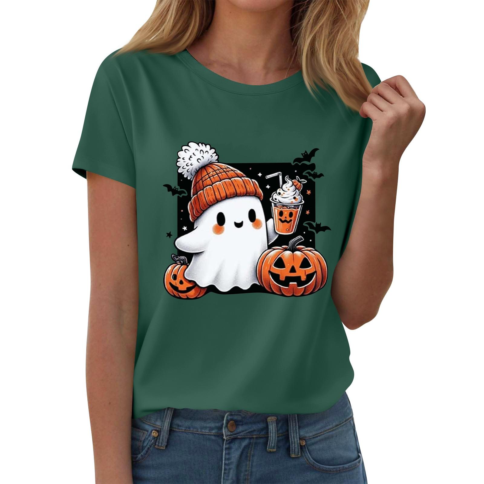 

Женские футболки, Женские топы с коротким рукавом, Летняя мода, Повседневные стильные футболки с круглым вырезом, Туники M зелёный