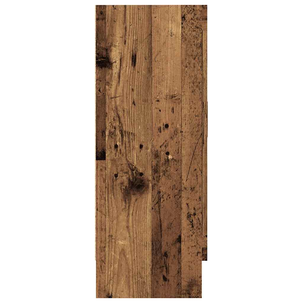 Bookshelf Vintage Wood Look 82.5 X 30.5 X 80 Cm Engineered Wood