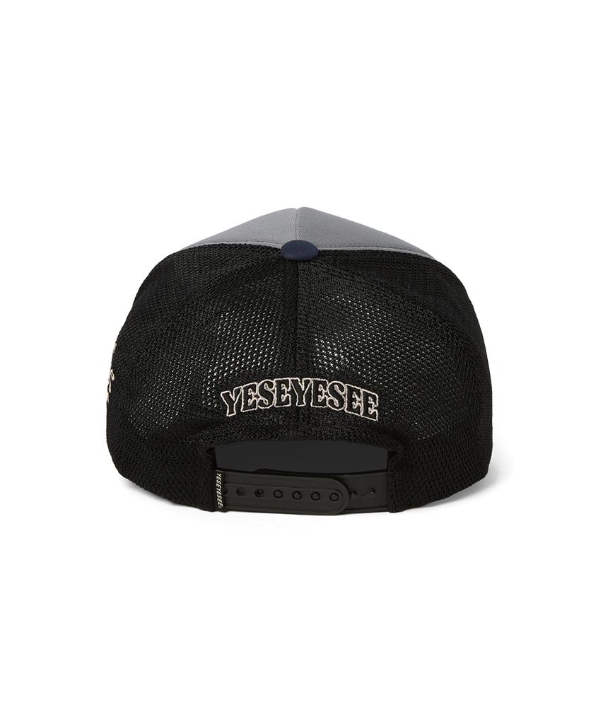 YESEYESEE Y.E.S Pop Mesh Cap Black